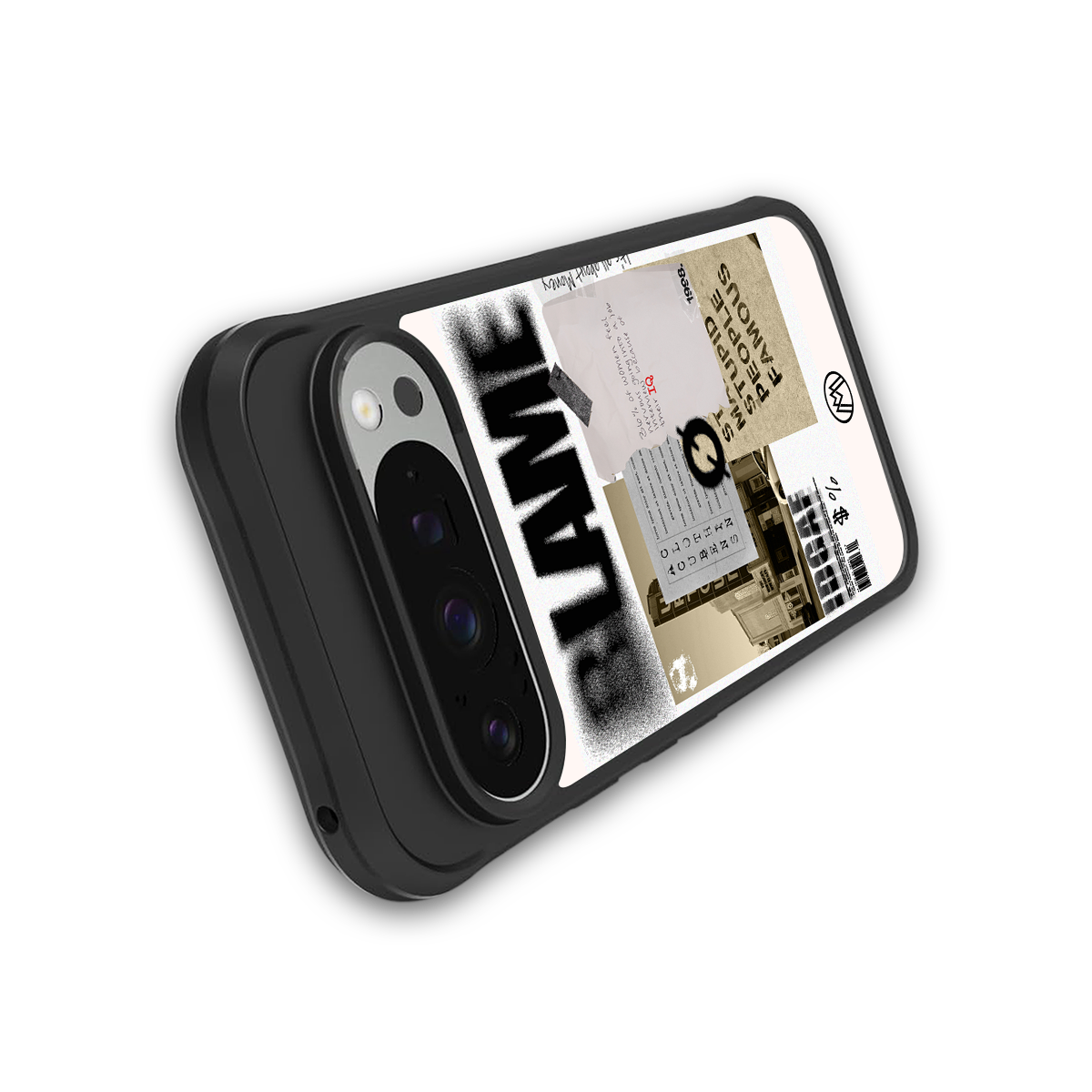 blame back phone cover | glass case for google pixel 9 pro xl