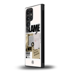 blame back phone cover | glass case for samsung galaxy s23 ultra