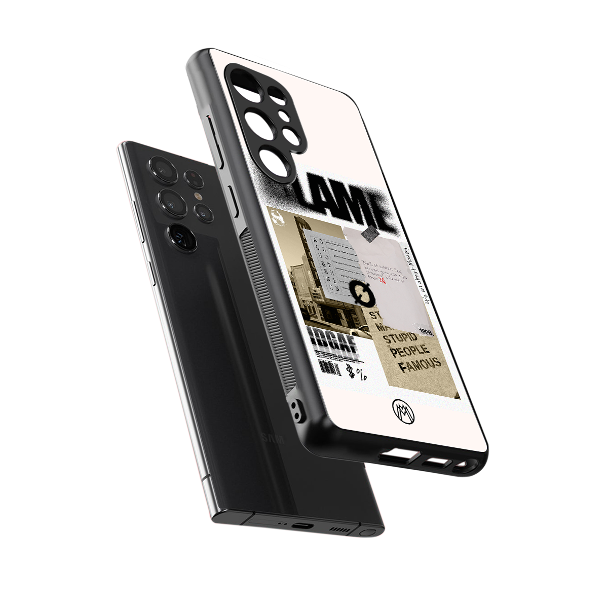 blame back phone cover | glass case for samsung galaxy s25 ultra