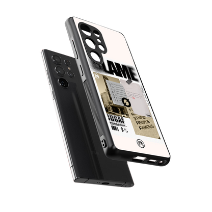 blame back phone cover | glass case for samsung galaxy s25 ultra