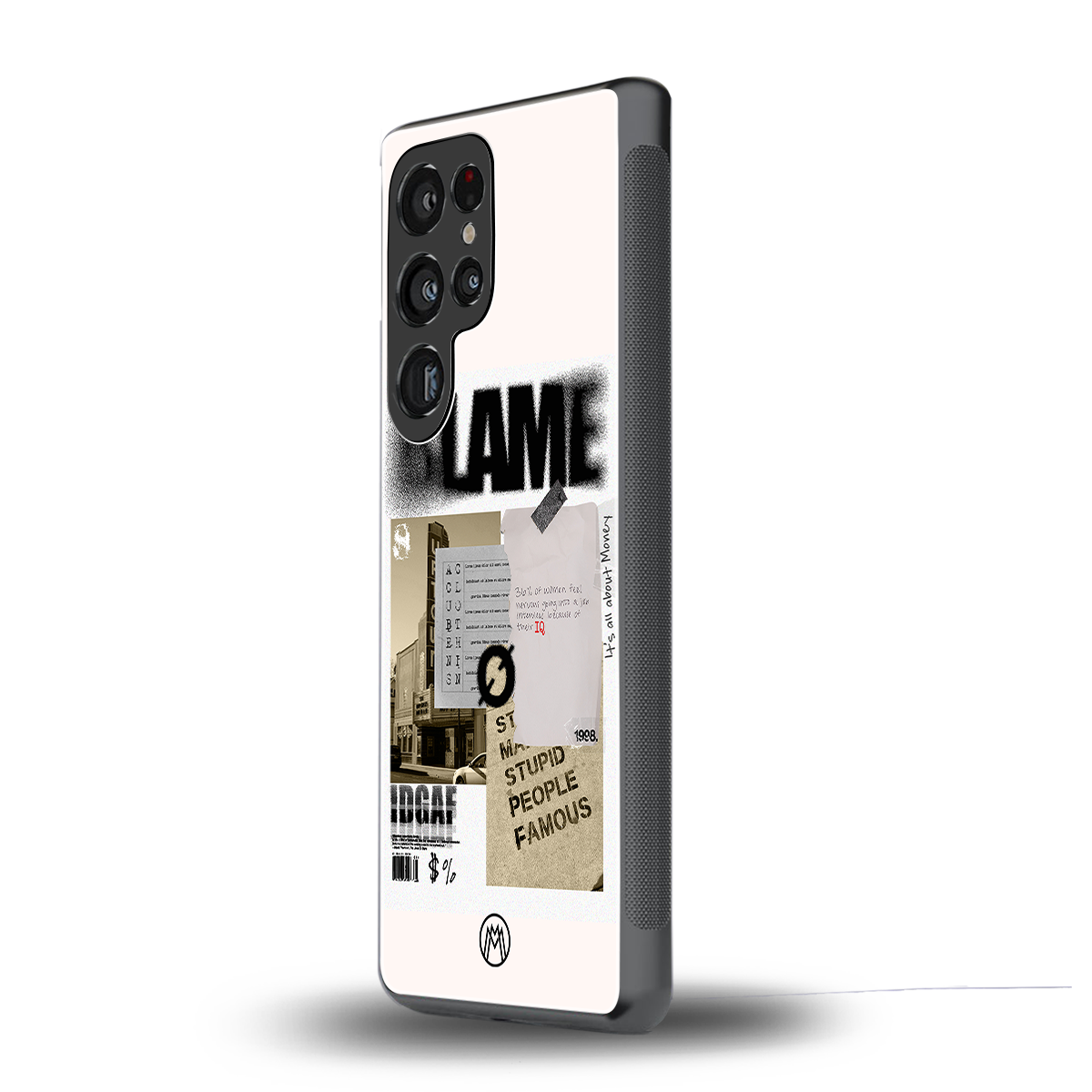 blame back phone cover | glass case for samsung galaxy s25 ultra