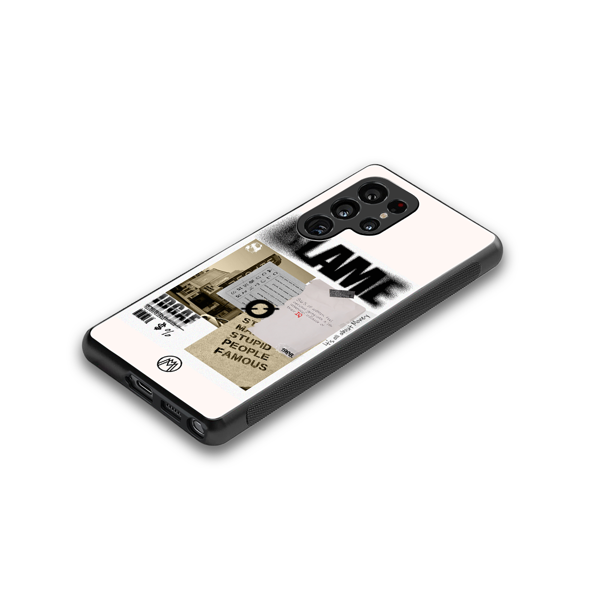 blame back phone cover | glass case for samsung galaxy s25 ultra