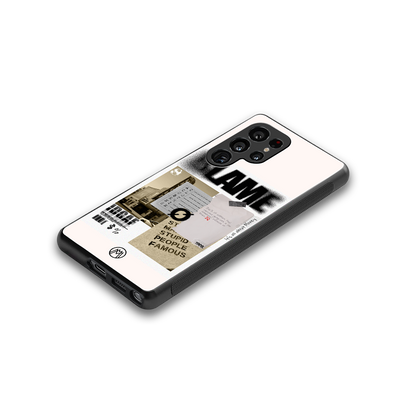 blame back phone cover | glass case for samsung galaxy s25 ultra