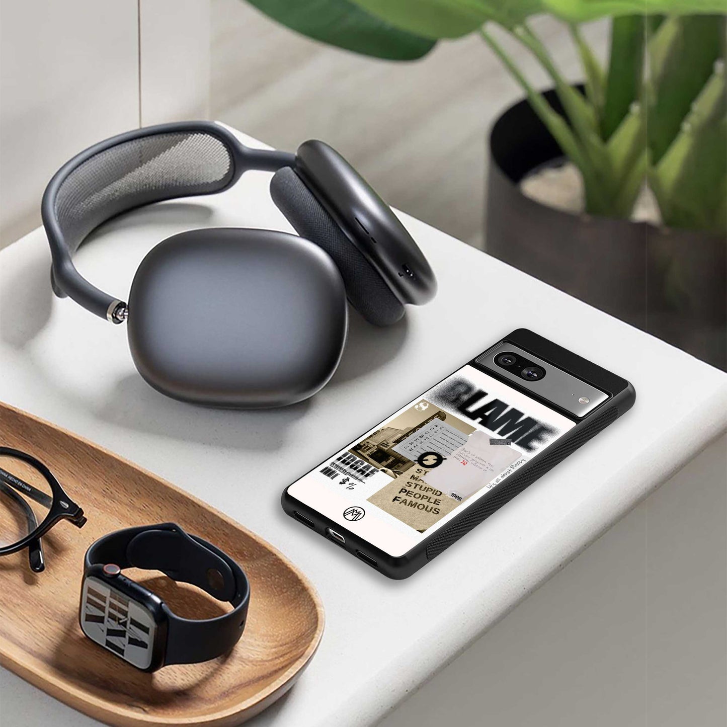 blame back phone cover | glass case for nothing phone 2