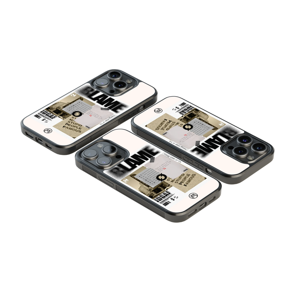 Luxury Glass Back Mobile Cover for iPhone, Samsung Galaxy, OnePlus, Pixel, Redmi & More