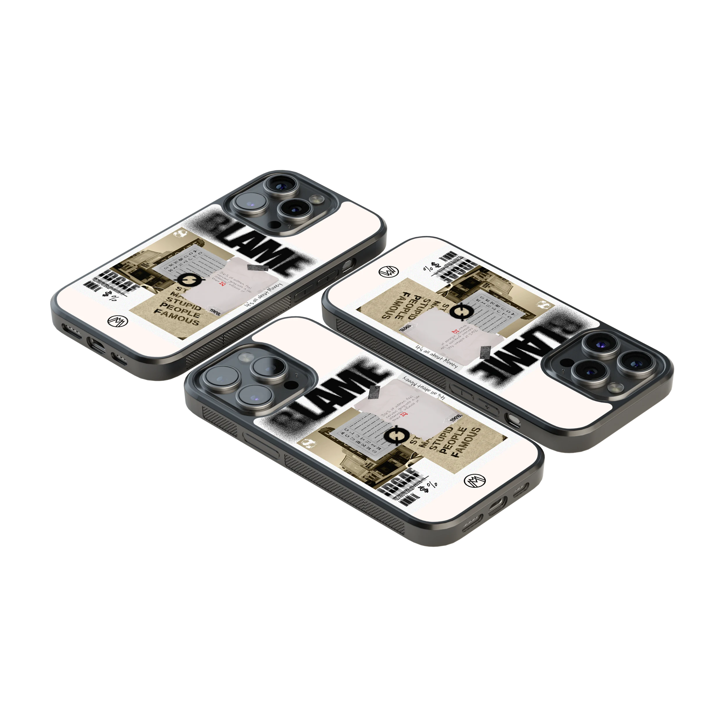 Luxury Glass Back Mobile Cover for iPhone, Samsung Galaxy, OnePlus, Pixel, Redmi & More