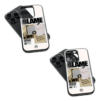 Trendy Glass Back Mobile Case for iPhone, Samsung, Redmi, OnePlus, Google Pixel, Motorola