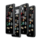 Stylish Glass Back Case for All Smartphones iPhone, Samsung, OnePlus, Pixel, Redmi, Oppo, Vivo, Motorola