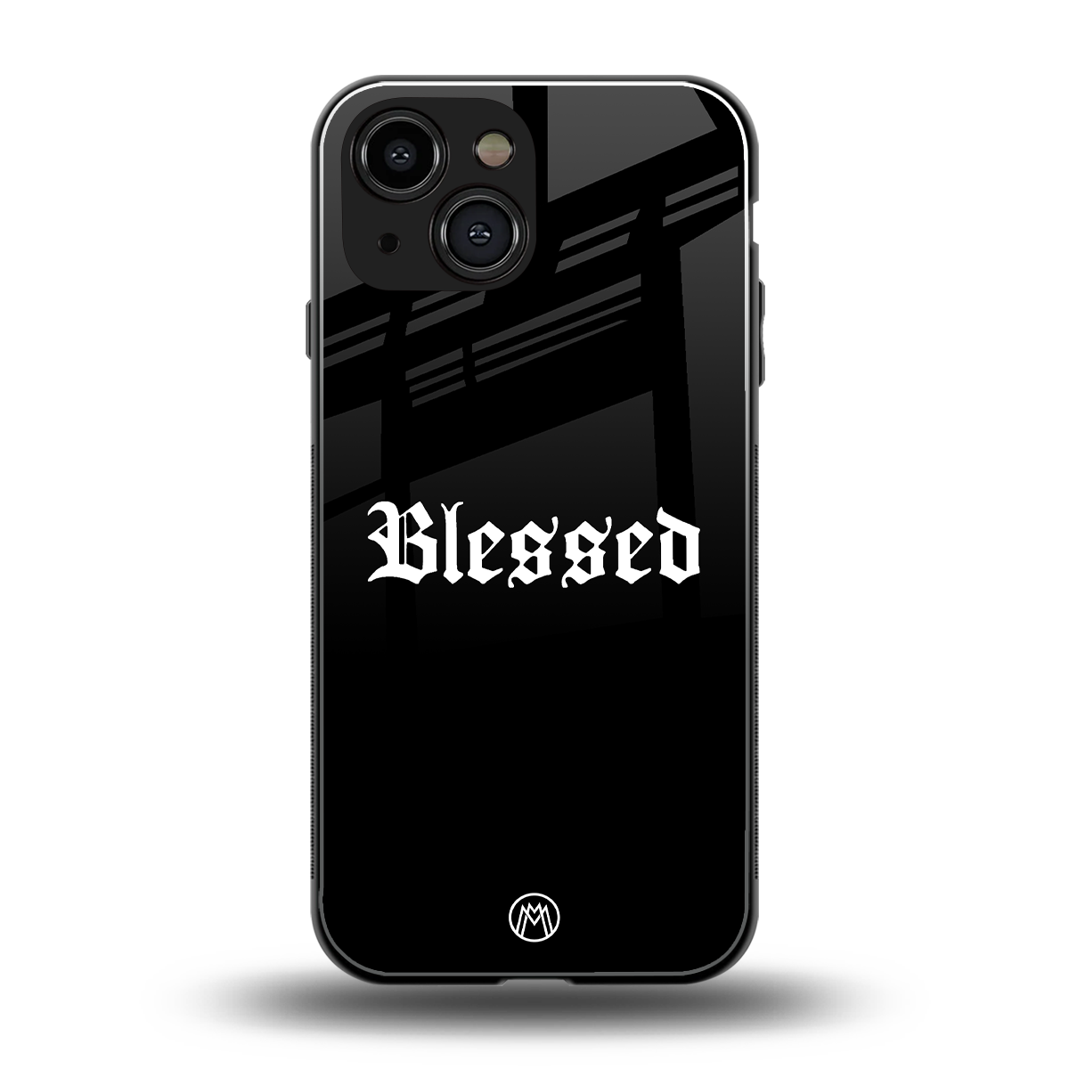 blessed back phone cover | glass case for iphone 13 mini