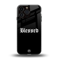 blessed back phone cover | glass case for iphone 13 pro max