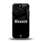 blessed back phone cover | glass case for iphone 13 pro