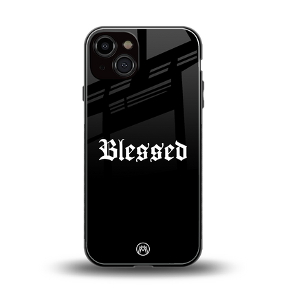 blessed back phone cover | glass case for iphone 13
