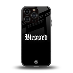blessed back phone cover | glass case for iphone 16 pro