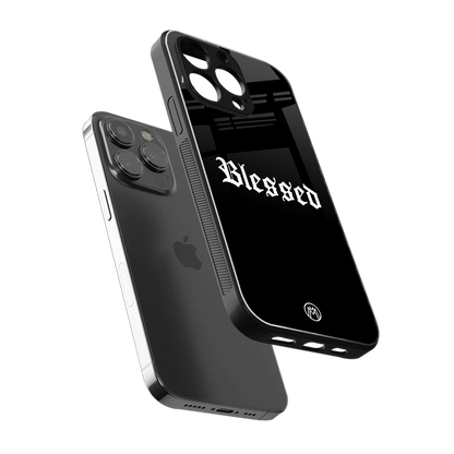 blessed back phone cover | glass case for iphone 16 pro