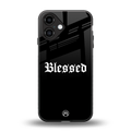 blessed back phone cover | glass case for iphone 16
