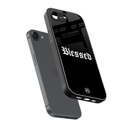 blessed back phone cover | glass case for iphone 16e
