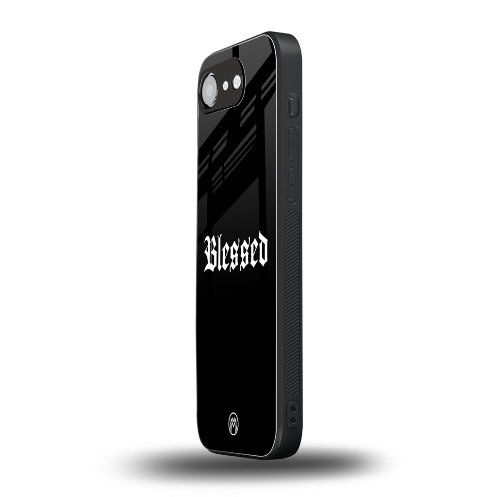 blessed back phone cover | glass case for iphone 16e
