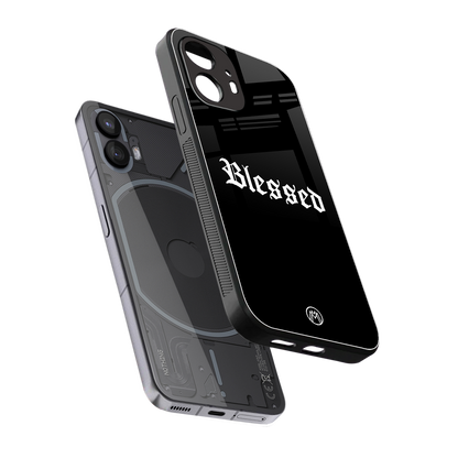 blessed back phone cover | glass case for nothing phone 2