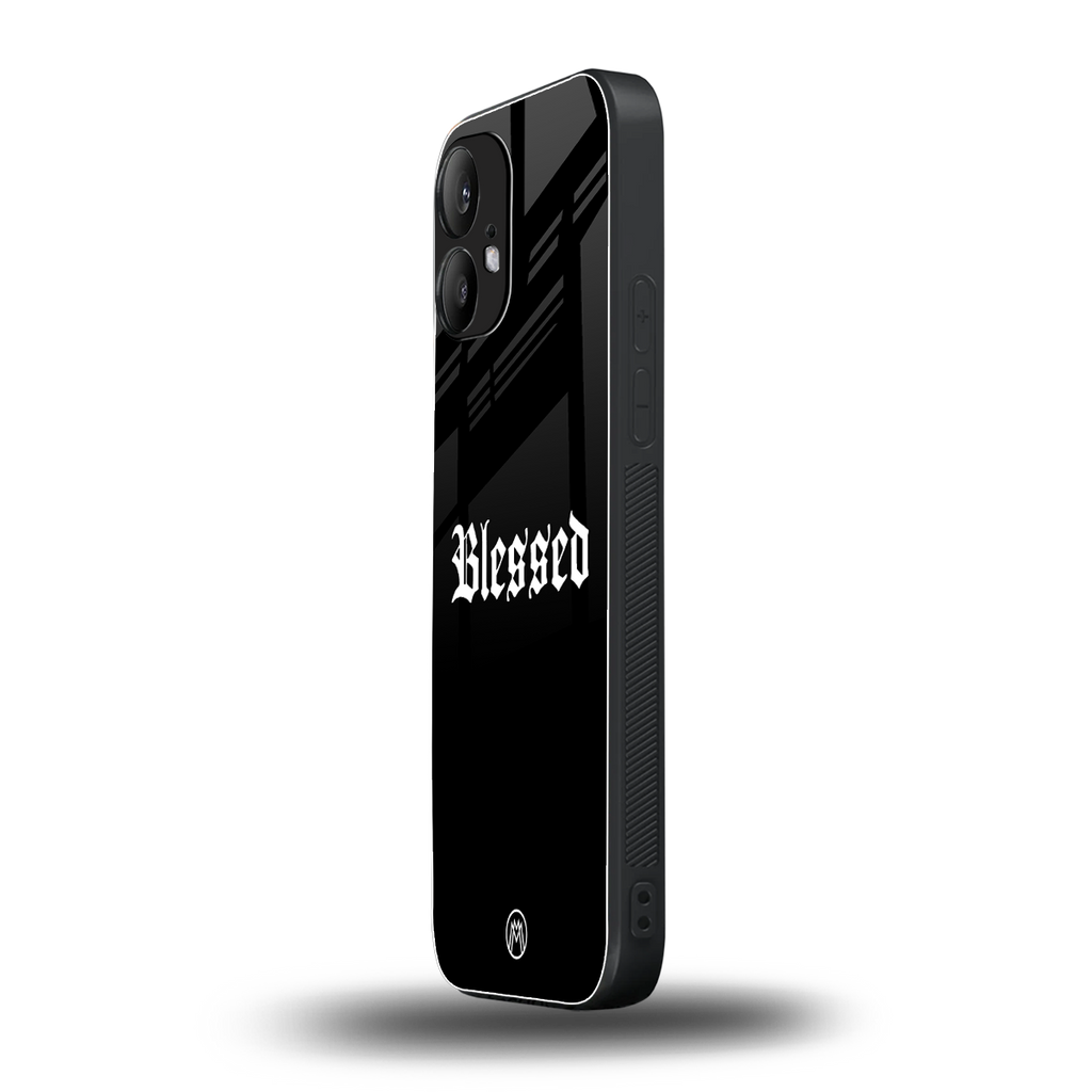 blessed back phone cover | glass case for nothing phone 2