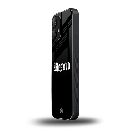 blessed back phone cover | glass case for nothing phone 2