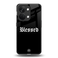 blessed back phone cover | glass case for oneplus nord 3