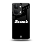 blessed back phone cover | glass case for oneplus nord 3