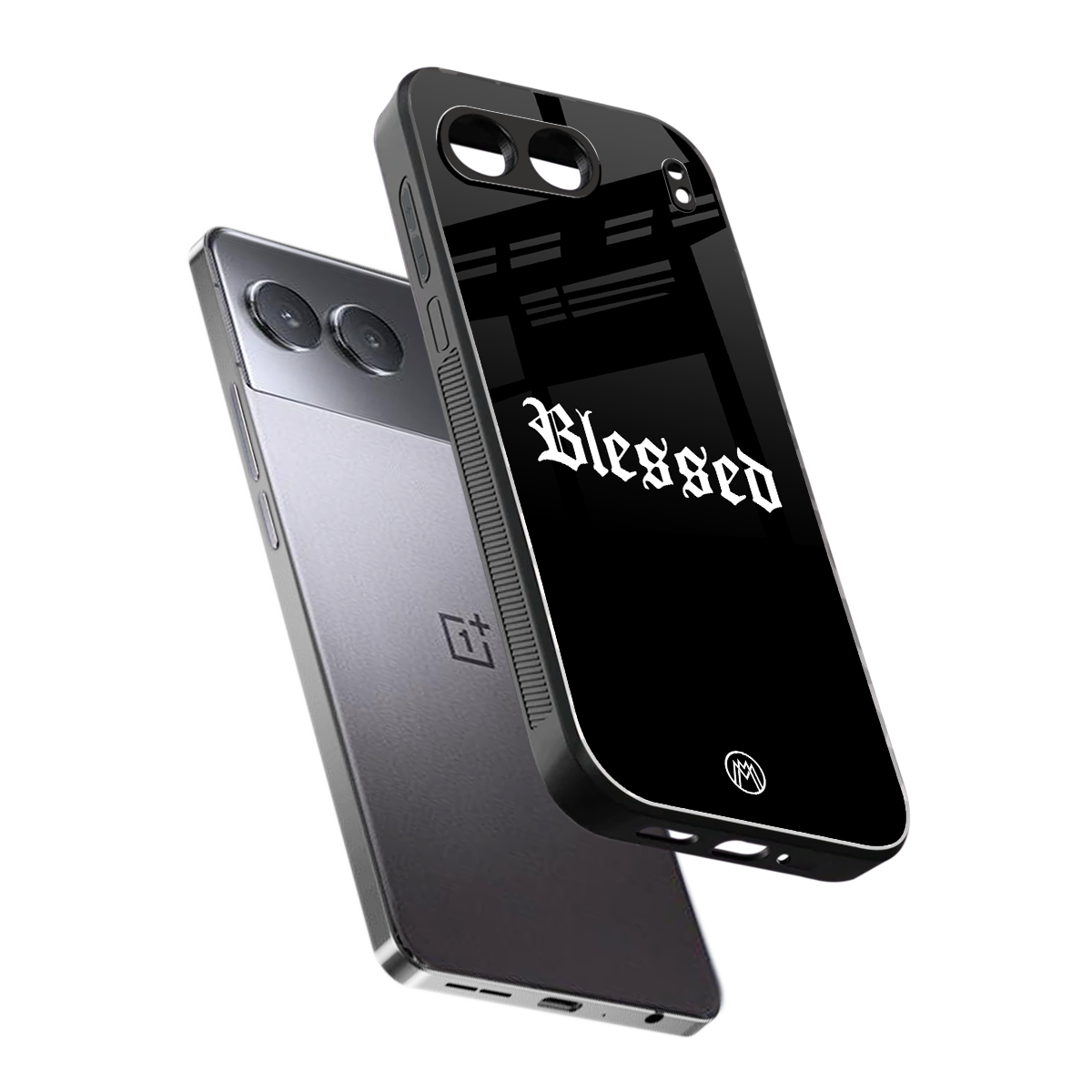 blessed back phone cover | glass case for oneplus nord 4