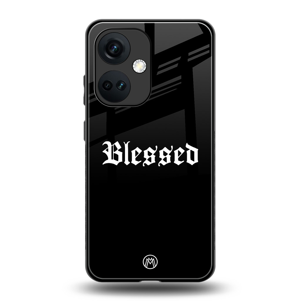 blessed back phone cover | glass case for oneplus nord ce 3