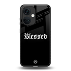 blessed back phone cover | glass case for oneplus nord ce 3