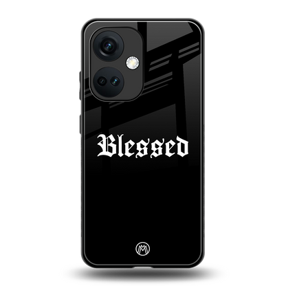blessed back phone cover | glass case for oneplus nord ce 3
