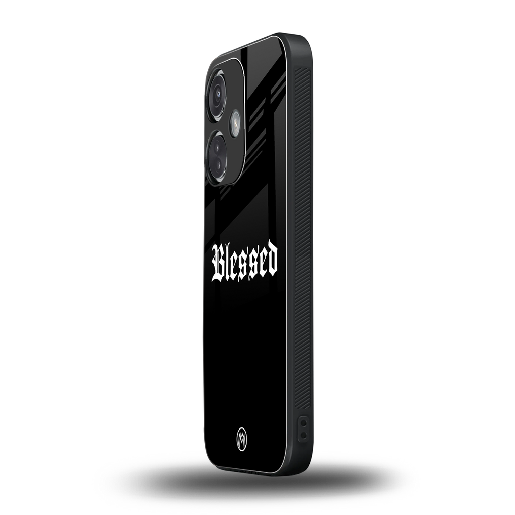 blessed back phone cover | glass case for oneplus nord ce 3
