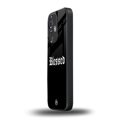 blessed back phone cover | glass case for oneplus nord ce 3