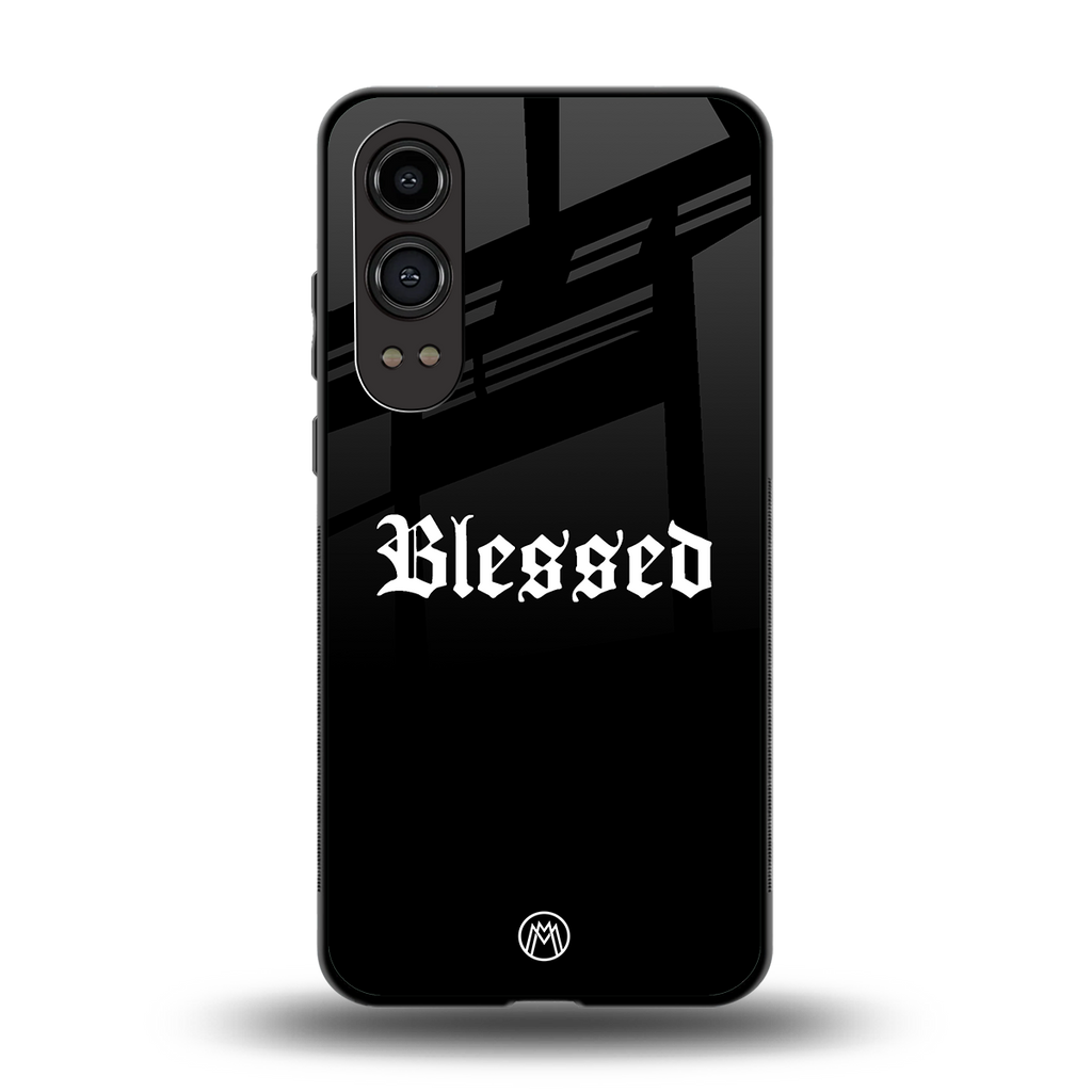 blessed back phone cover | glass case for oneplus nord ce 4 lite