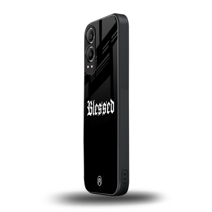 blessed back phone cover | glass case for oneplus nord ce 4 lite