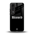 blessed back phone cover | glass case for oneplus nord ce 4