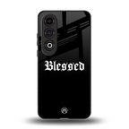 blessed back phone cover | glass case for oneplus nord ce 4