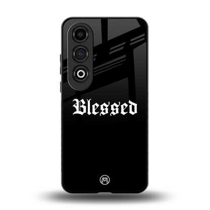 blessed back phone cover | glass case for oneplus nord ce 4