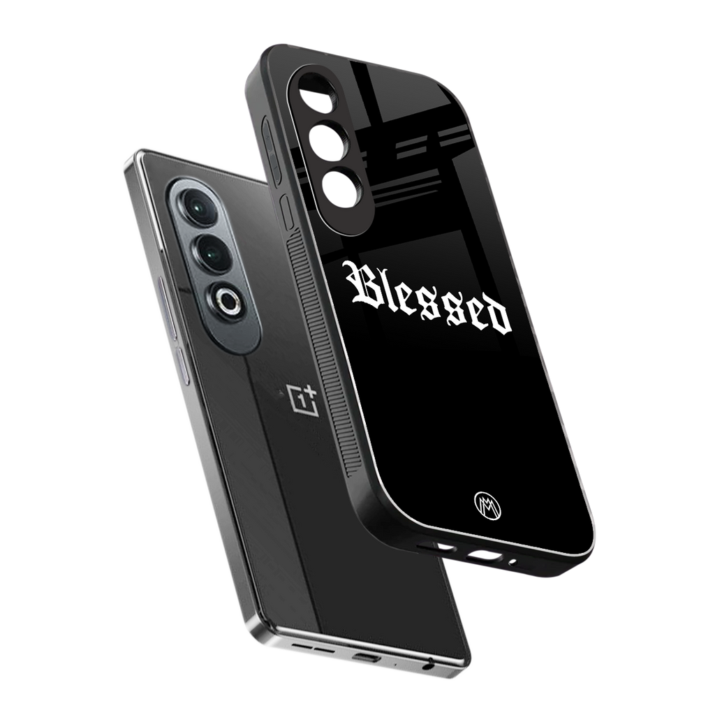 blessed back phone cover | glass case for oneplus nord ce 4