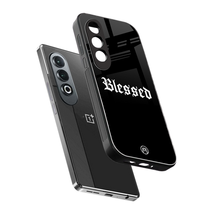 blessed back phone cover | glass case for oneplus nord ce 4