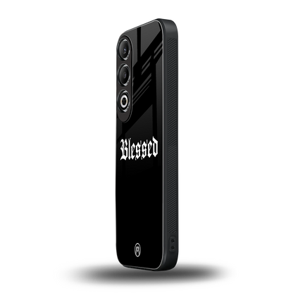 blessed back phone cover | glass case for oneplus nord ce 4