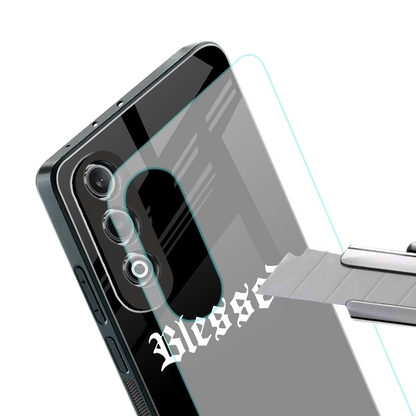blessed back phone cover | glass case for oneplus nord ce 4