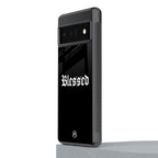 blessed back phone cover | glass case for google pixel 6 pro