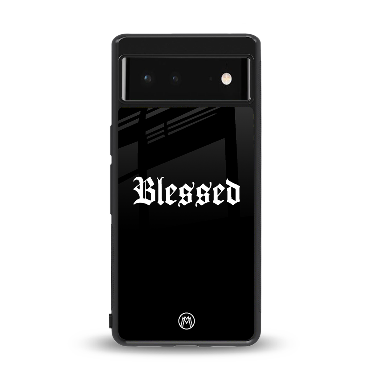 blessed back phone cover | glass case for google pixel 6