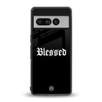 blessed back phone cover | glass case for google pixel 7 pro