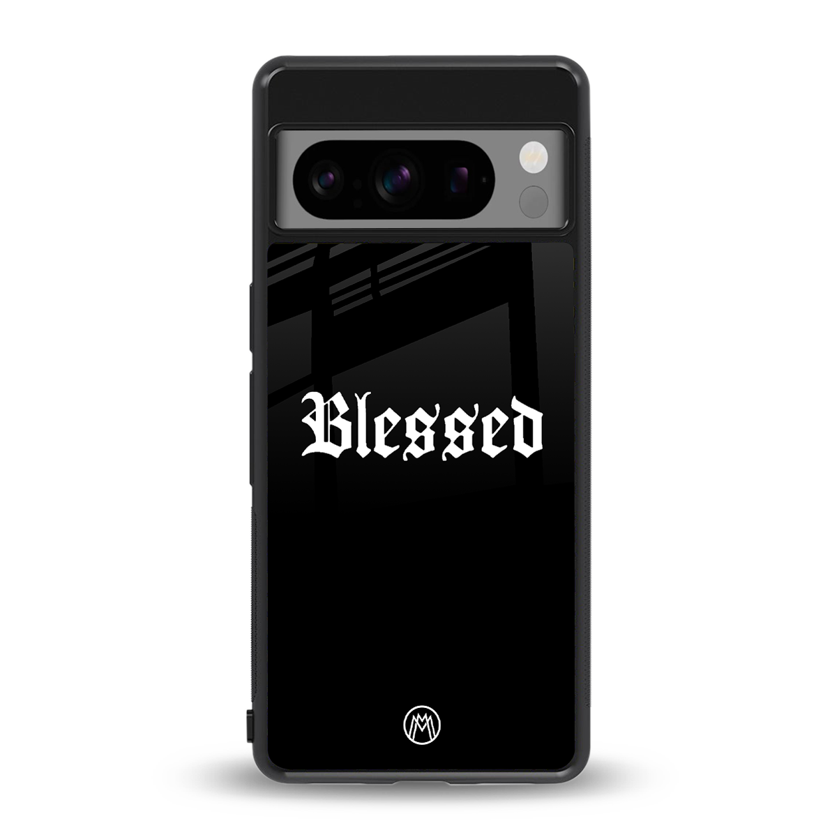 blessed back phone cover | glass case for google pixel 8 pro