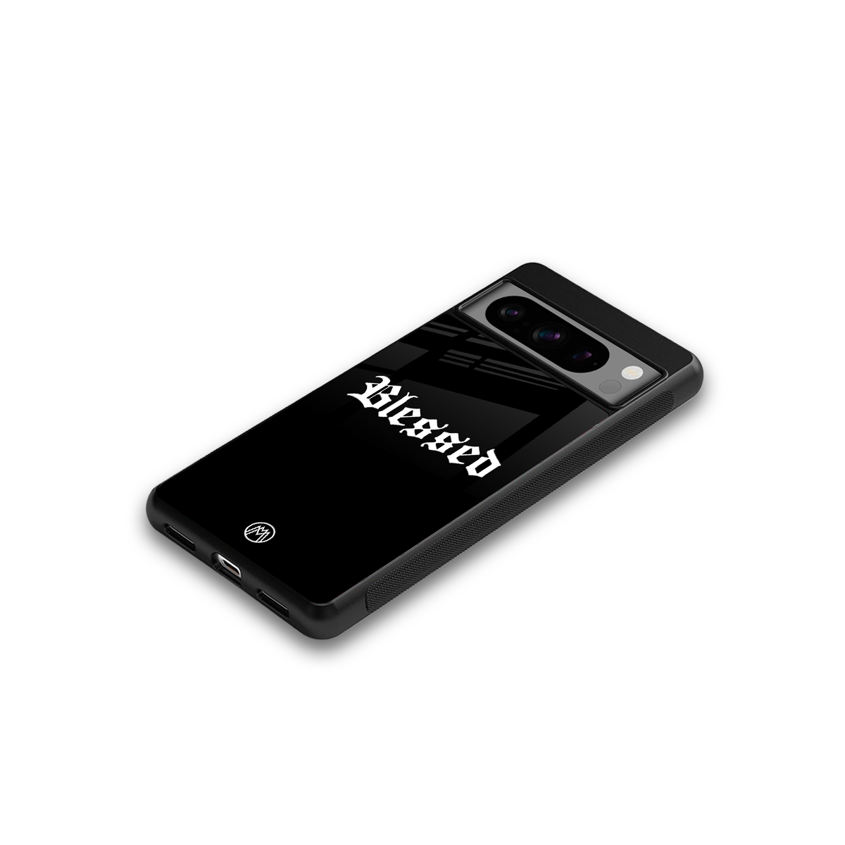 blessed back phone cover | glass case for google pixel 8 pro