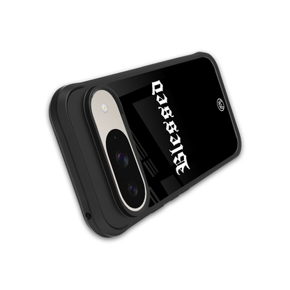 blessed back phone cover | glass case for google pixel 9