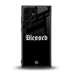 blessed back phone cover | glass case for samsung galaxy s24 ultra