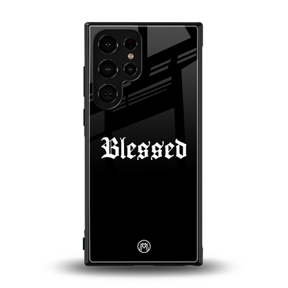 blessed back phone cover | glass case for samsung galaxy s24 ultra