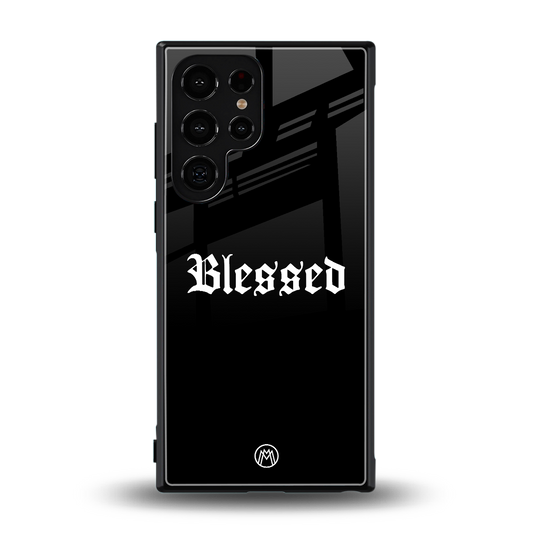 blessed back phone cover | glass case for samsung galaxy s24 ultra